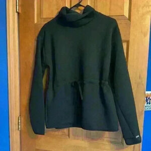 Zuda Women's Scuba Knit Funnel Neck Heavy Pullover Sweater - Size S